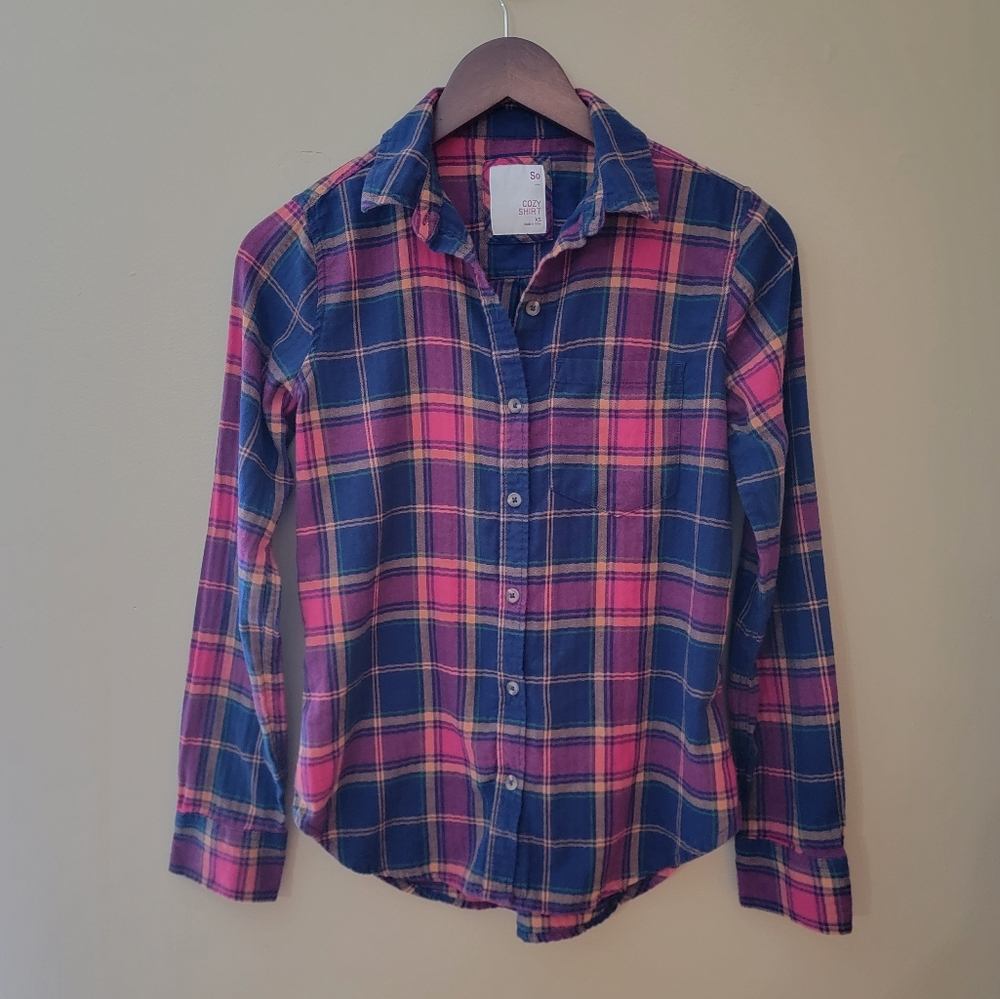 Women's "SO Cozy Shirt" XS - Flannel